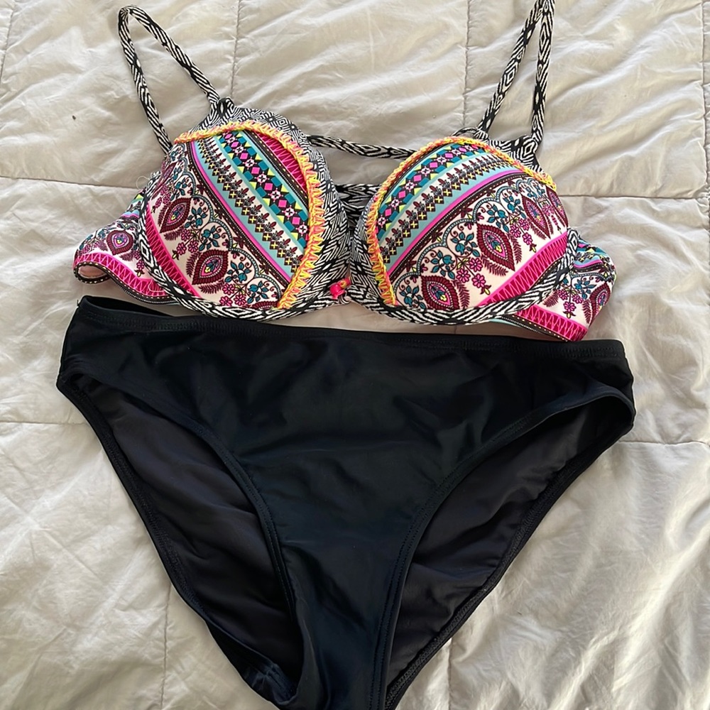 Multi print bikini